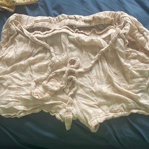 Jane + Delancey, cream and white plaid, S: M